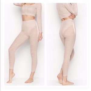 Victoria’s Secret mesh leopard print tights